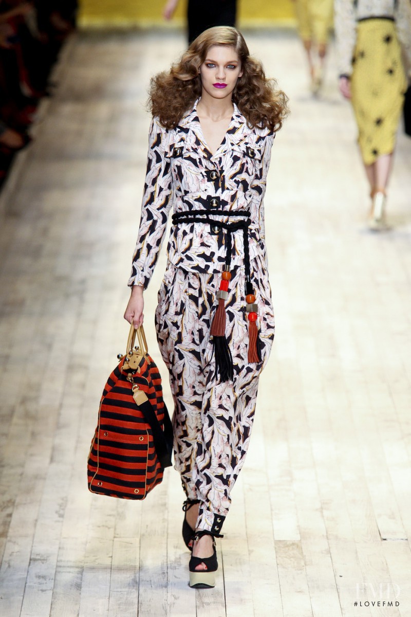 Samantha Gradoville featured in  the Sonia Rykiel fashion show for Spring/Summer 2011