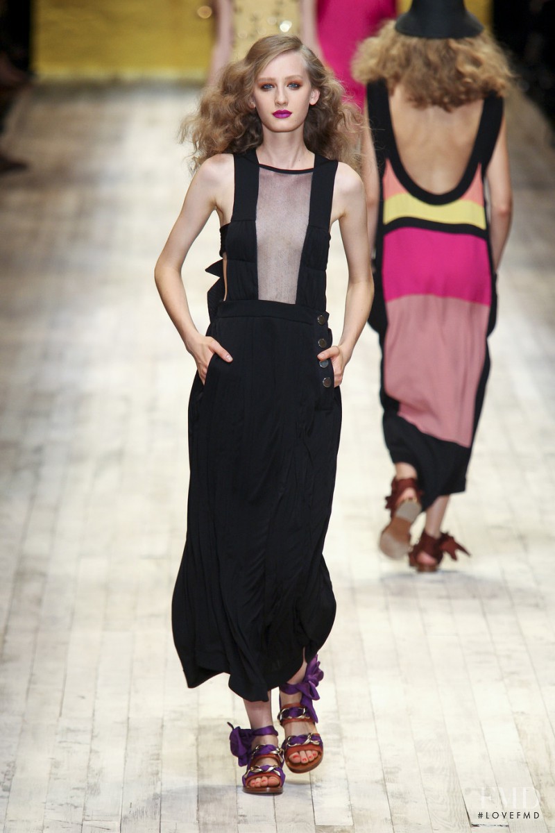 Kasia Wrobel featured in  the Sonia Rykiel fashion show for Spring/Summer 2011