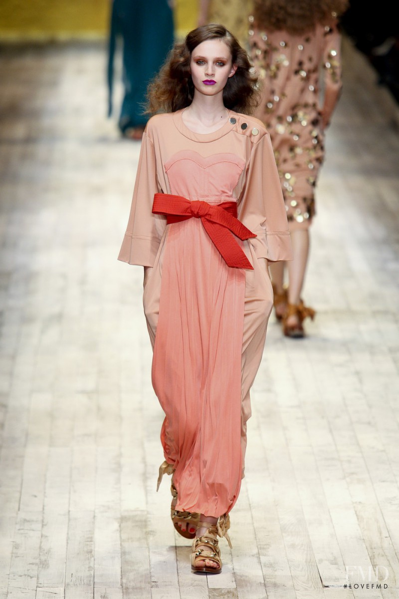 Magdalena Kulicka featured in  the Sonia Rykiel fashion show for Spring/Summer 2011