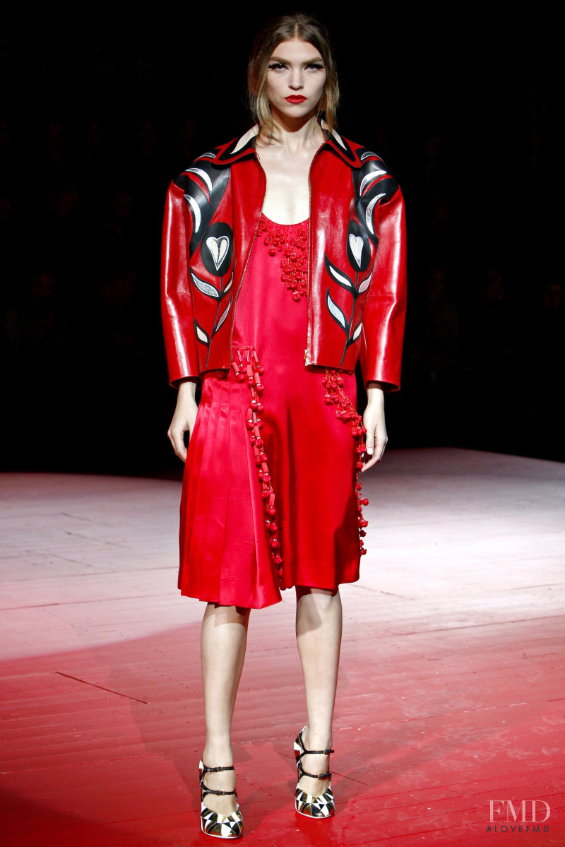 Arizona Muse featured in  the Miu Miu fashion show for Spring/Summer 2011