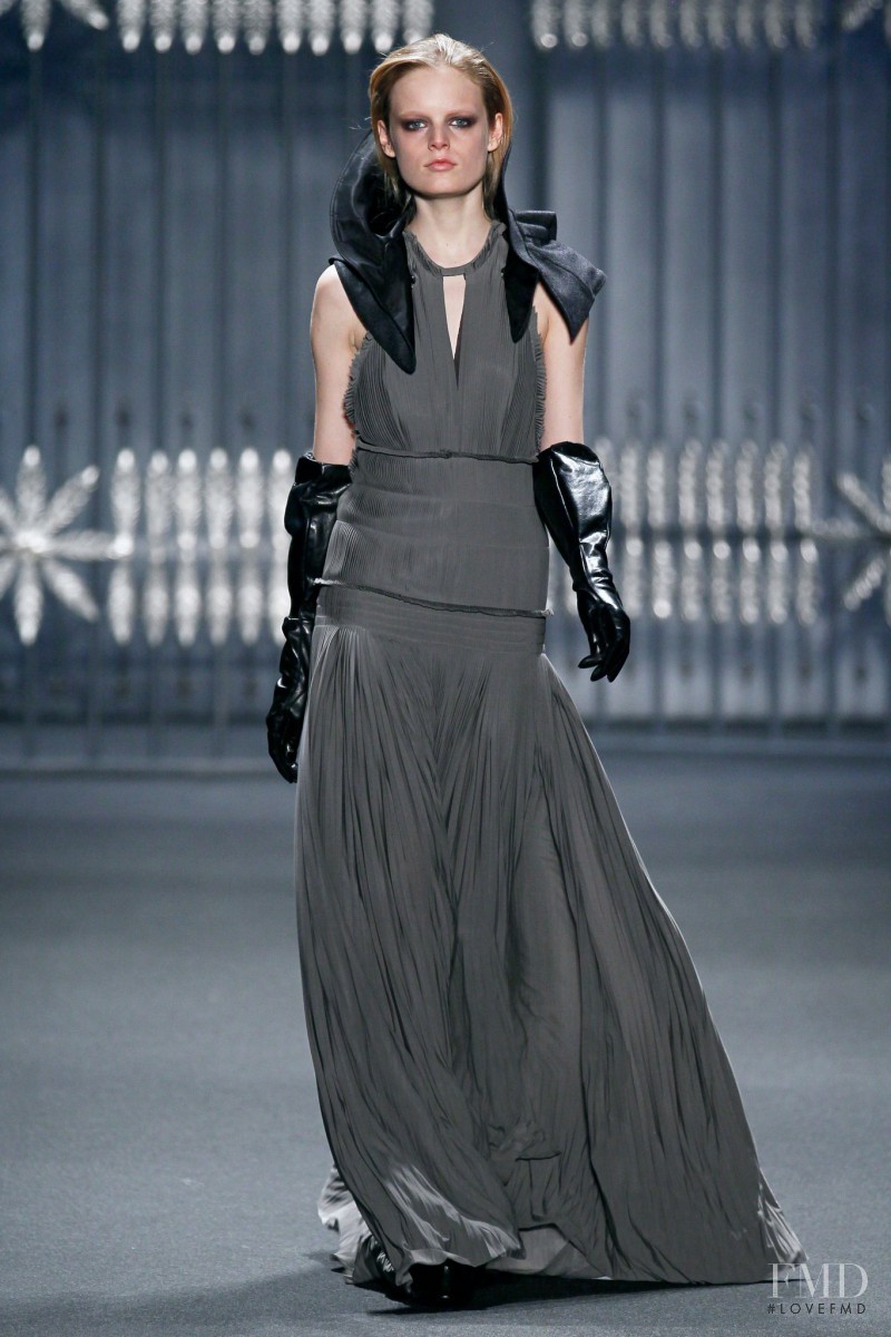 Hanne Gaby Odiele featured in  the Vera Wang fashion show for Autumn/Winter 2011