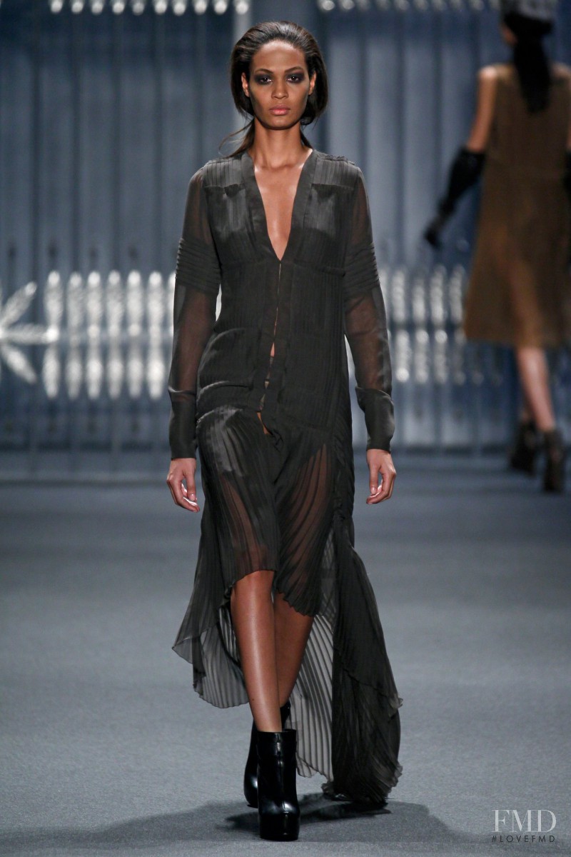 Joan Smalls featured in  the Vera Wang fashion show for Autumn/Winter 2011