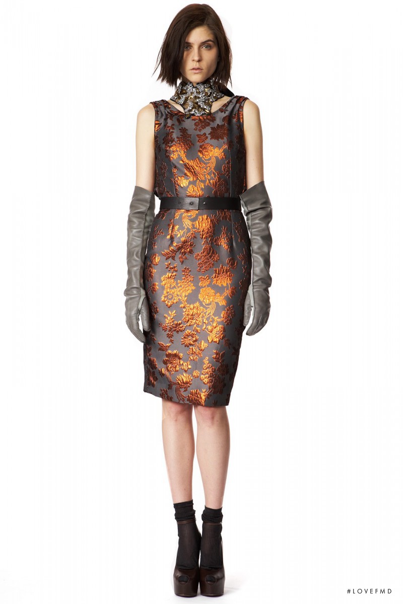 Kel Markey featured in  the Vera Wang fashion show for Pre-Fall 2013