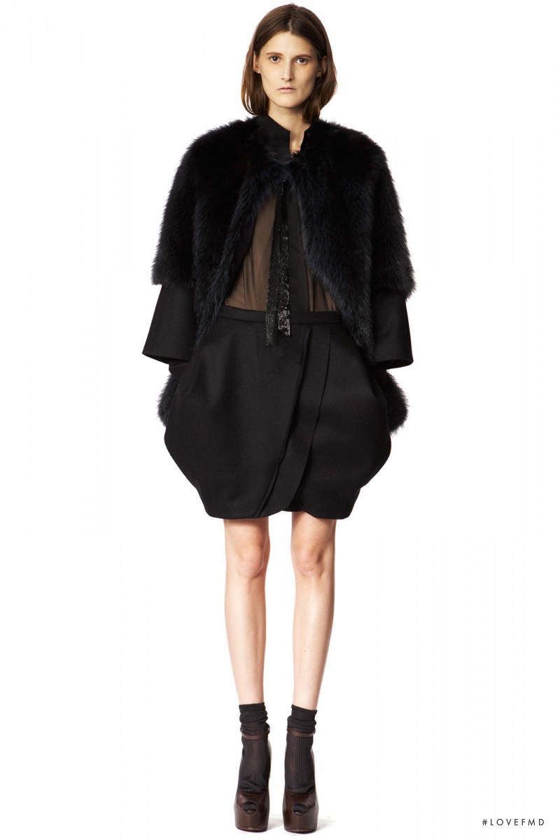 Marie Piovesan featured in  the Vera Wang fashion show for Pre-Fall 2013