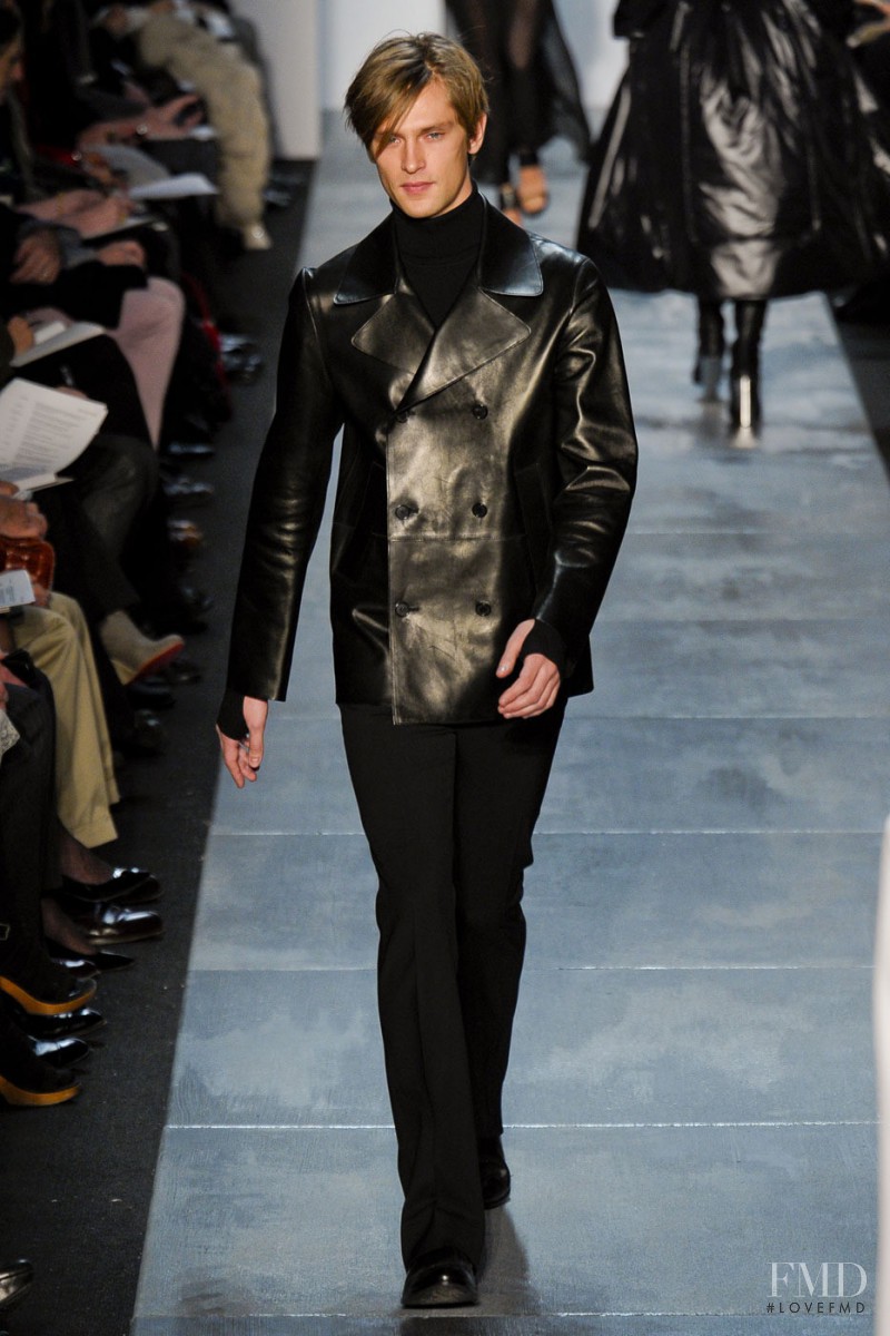 Mathias Lauridsen featured in  the Michael Kors Collection fashion show for Autumn/Winter 2011