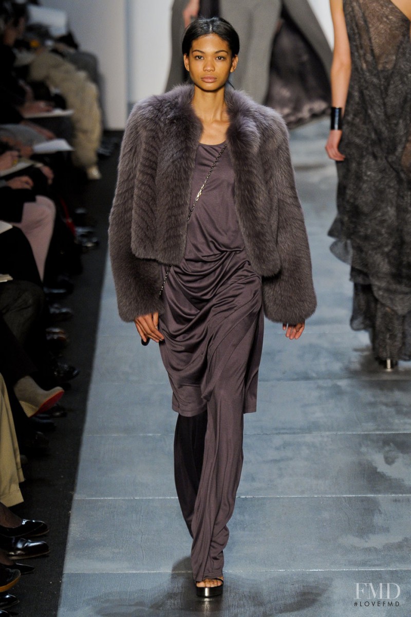 Chanel Iman featured in  the Michael Kors Collection fashion show for Autumn/Winter 2011