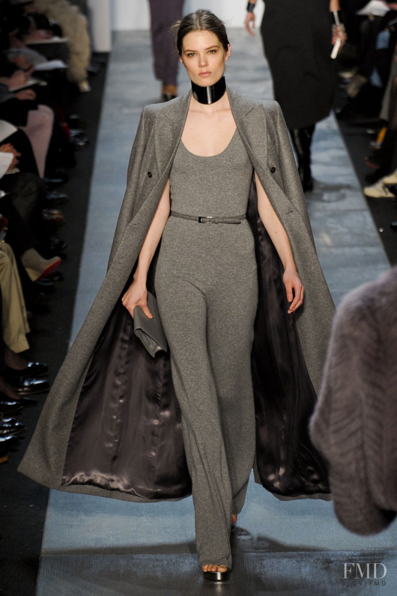 Caroline Brasch Nielsen featured in  the Michael Kors Collection fashion show for Autumn/Winter 2011