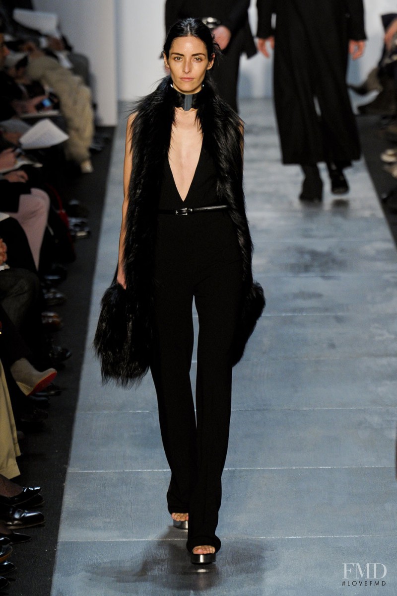 Danielle Zinaich featured in  the Michael Kors Collection fashion show for Autumn/Winter 2011