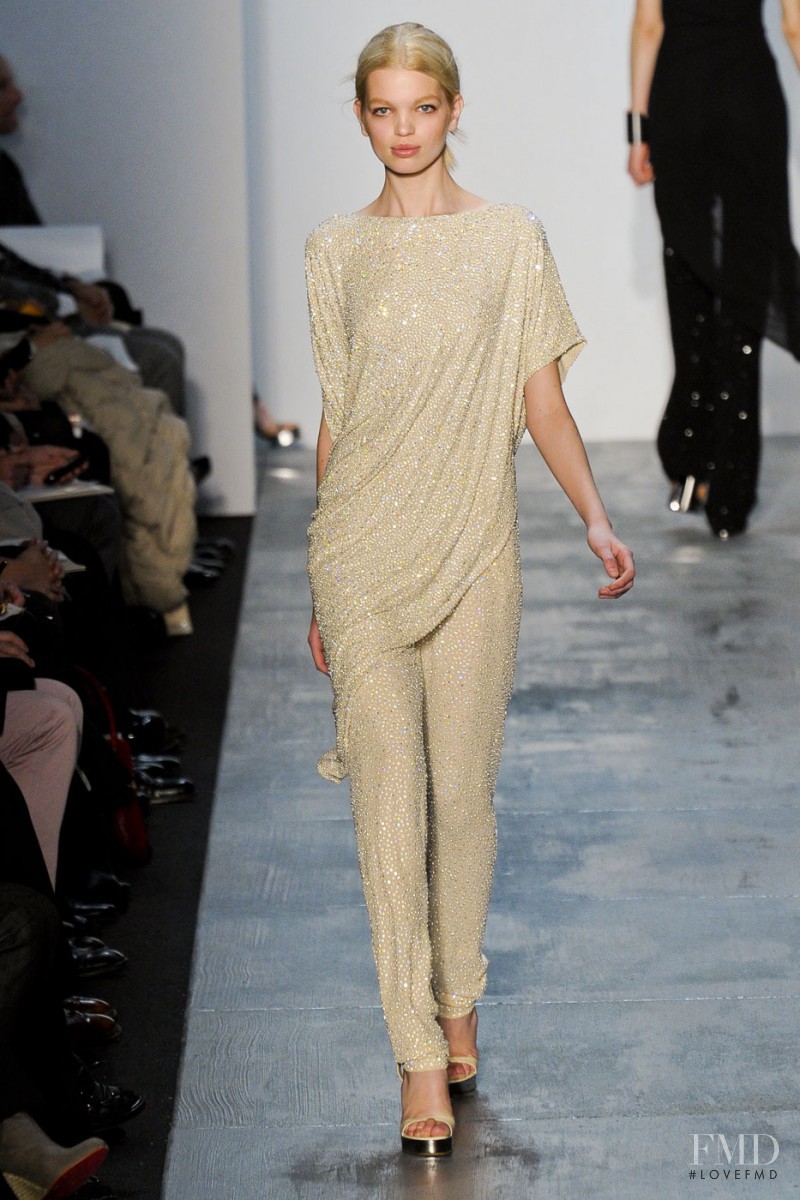 Daphne Groeneveld featured in  the Michael Kors Collection fashion show for Autumn/Winter 2011