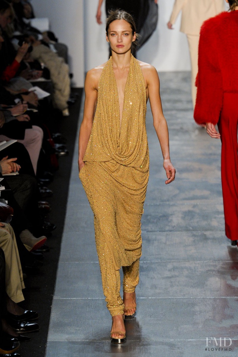 Karmen Pedaru featured in  the Michael Kors Collection fashion show for Autumn/Winter 2011