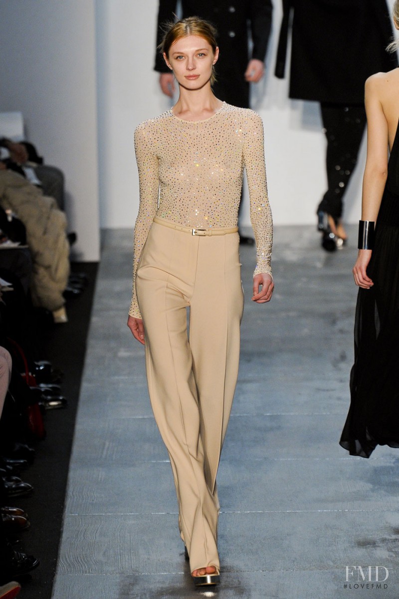 Olga Sherer featured in  the Michael Kors Collection fashion show for Autumn/Winter 2011