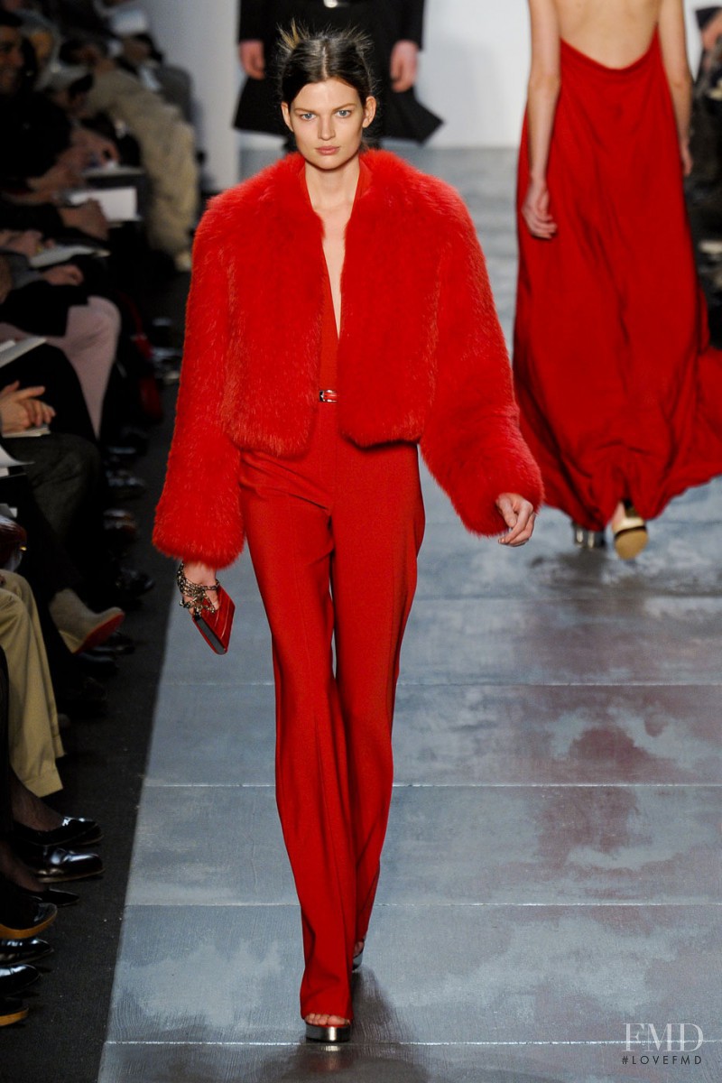 Bette Franke featured in  the Michael Kors Collection fashion show for Autumn/Winter 2011