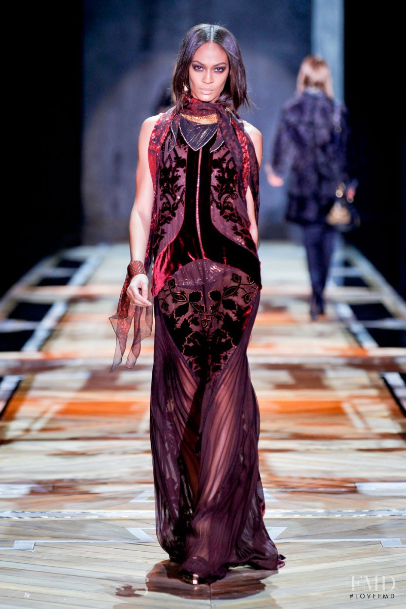 Joan Smalls featured in  the Roberto Cavalli fashion show for Autumn/Winter 2011