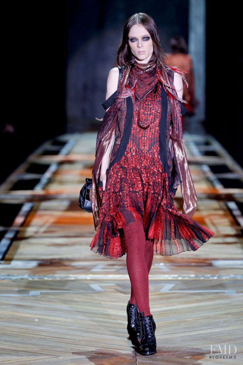 Coco Rocha featured in  the Roberto Cavalli fashion show for Autumn/Winter 2011