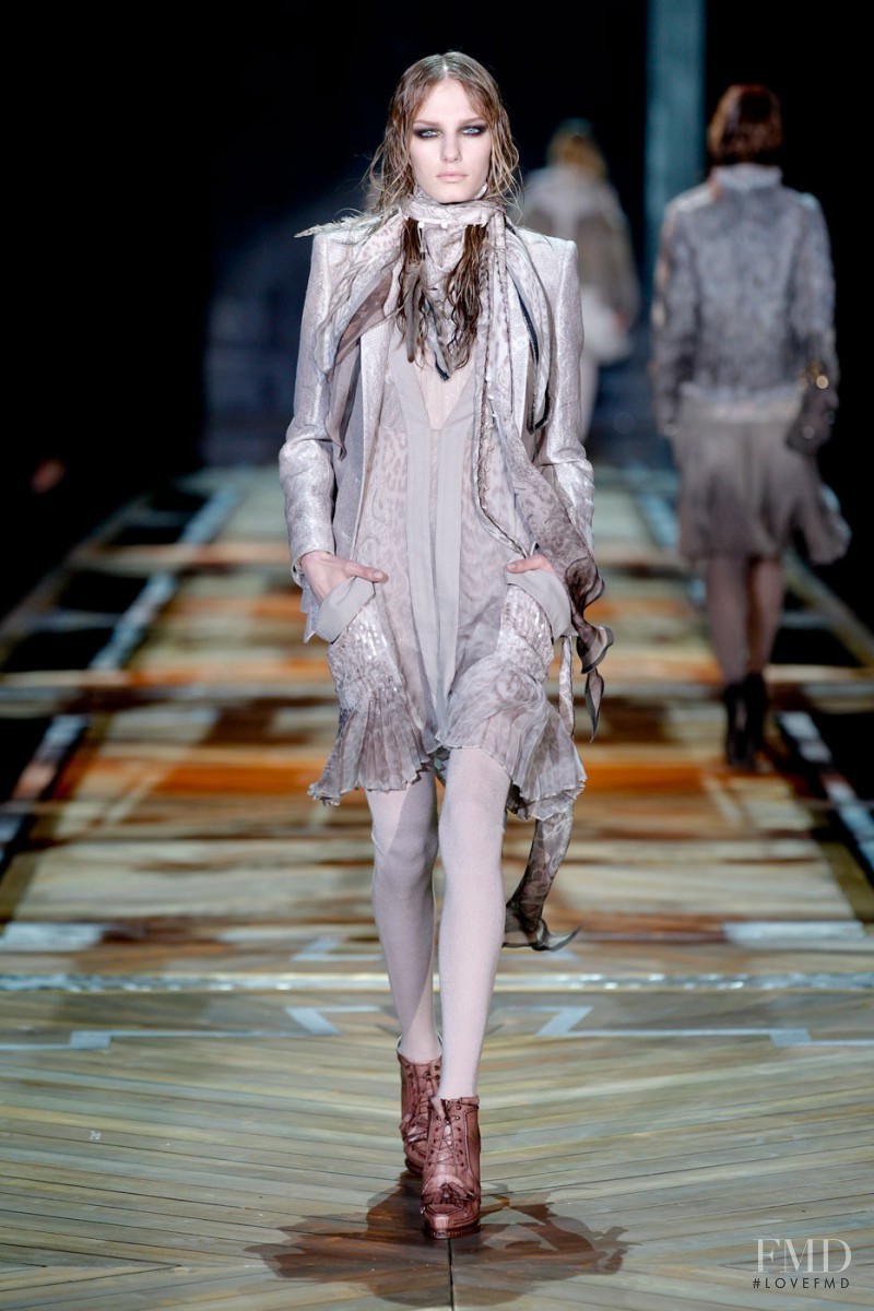 Marique Schimmel featured in  the Roberto Cavalli fashion show for Autumn/Winter 2011