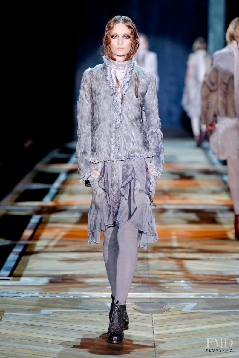Codie Young featured in  the Roberto Cavalli fashion show for Autumn/Winter 2011