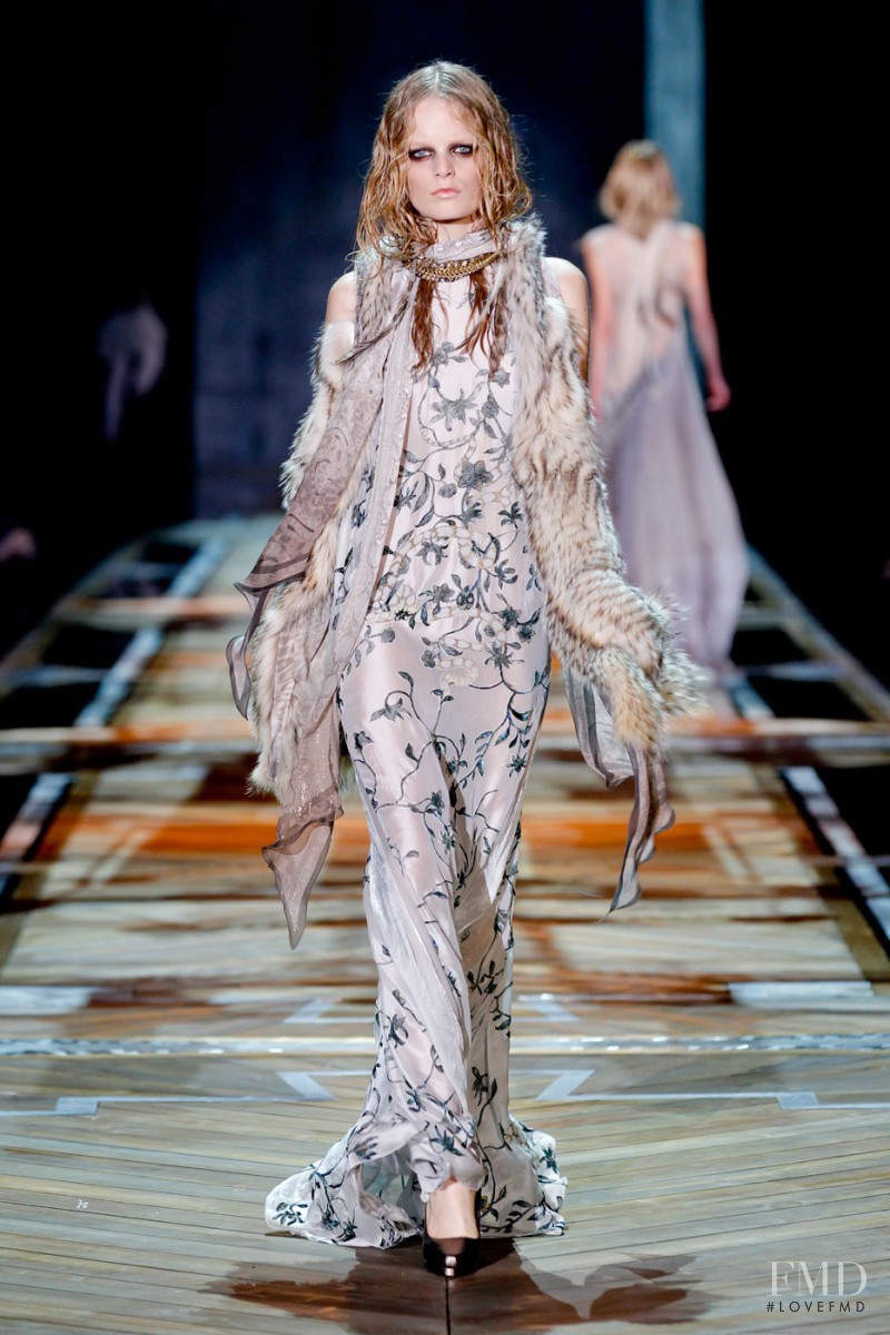 Hanne Gaby Odiele featured in  the Roberto Cavalli fashion show for Autumn/Winter 2011