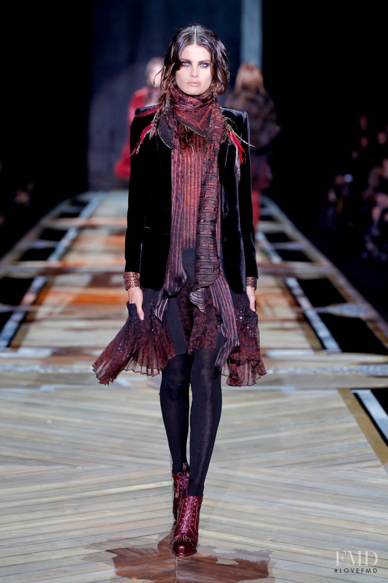 Isabeli Fontana featured in  the Roberto Cavalli fashion show for Autumn/Winter 2011
