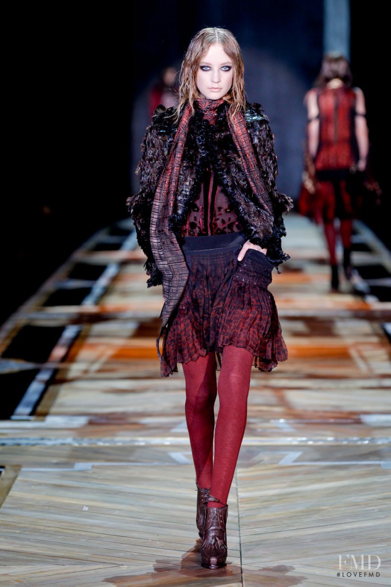 Dempsey Stewart featured in  the Roberto Cavalli fashion show for Autumn/Winter 2011