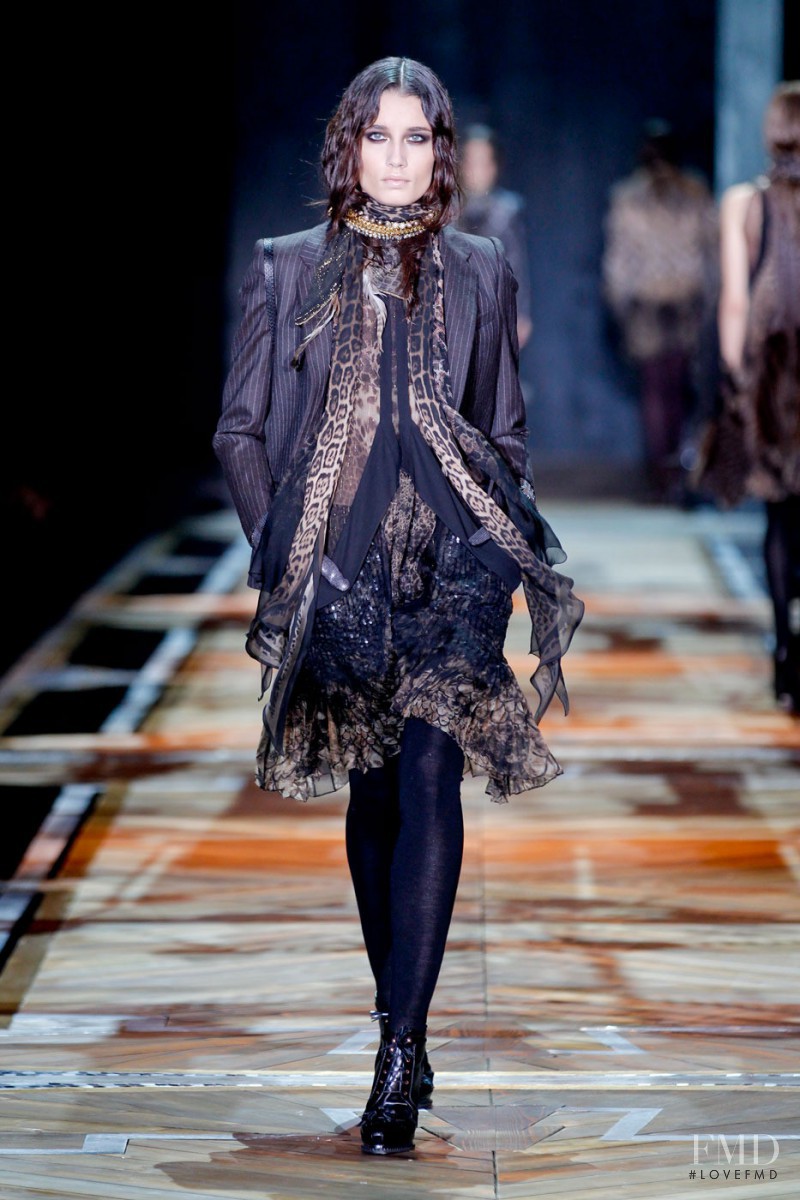 Marcelia Freesz featured in  the Roberto Cavalli fashion show for Autumn/Winter 2011