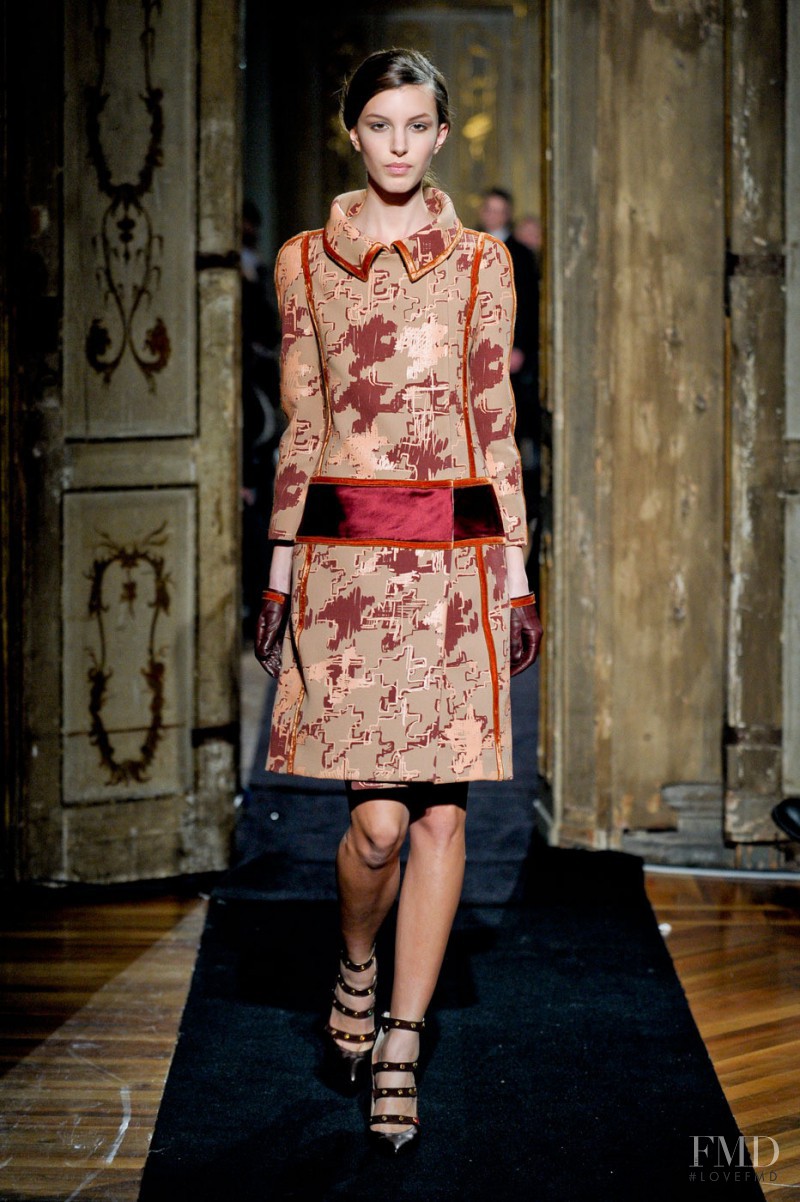 Kate King featured in  the Aquilano.Rimondi fashion show for Autumn/Winter 2011