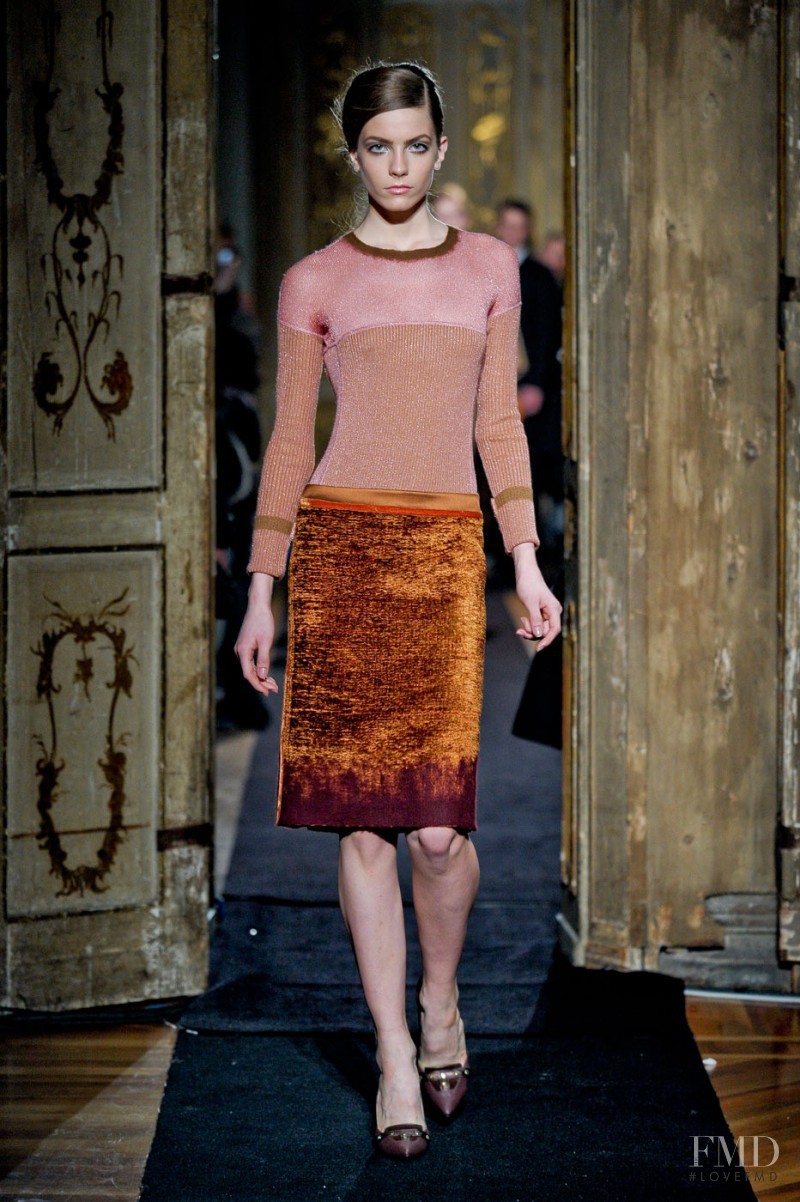 Jefimija Jokic featured in  the Aquilano.Rimondi fashion show for Autumn/Winter 2011
