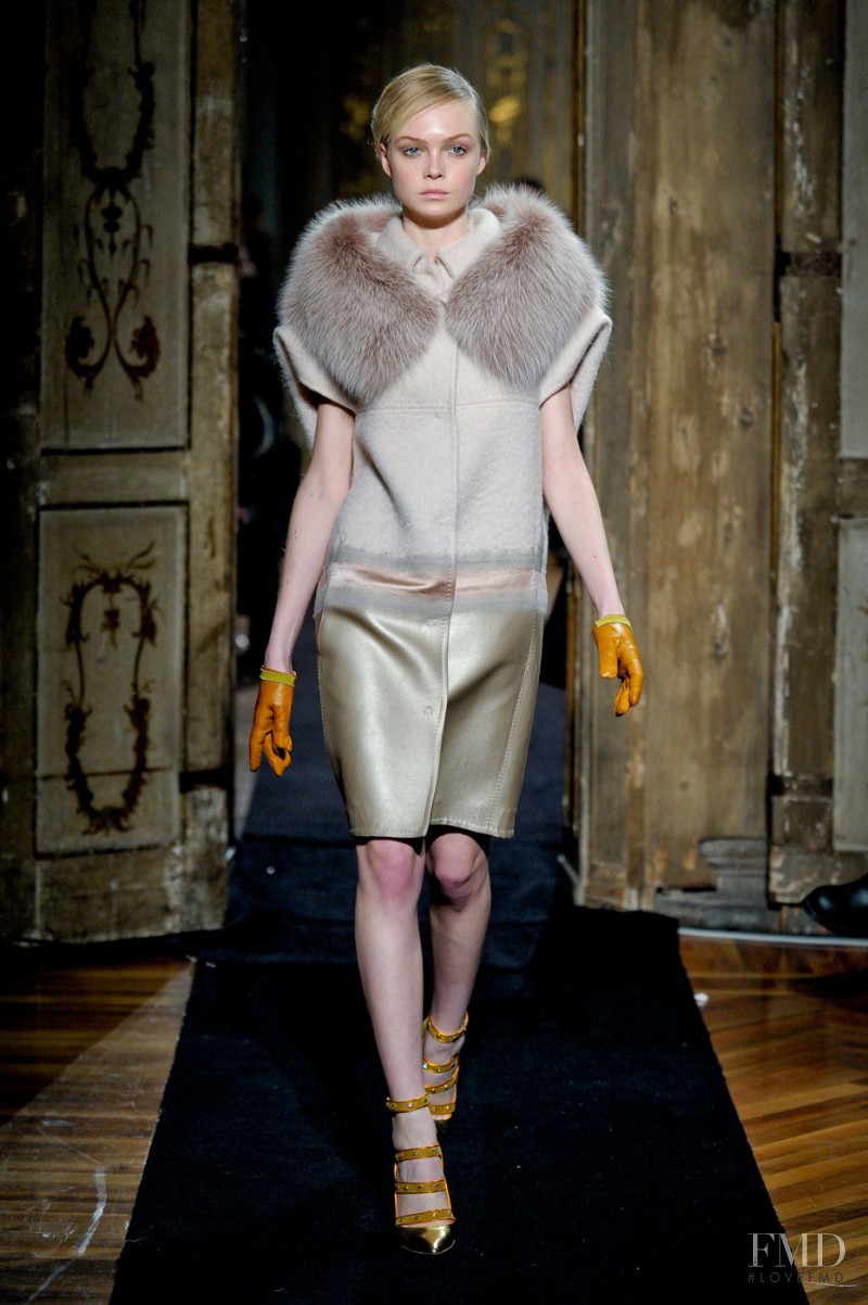 Siri Tollerod featured in  the Aquilano.Rimondi fashion show for Autumn/Winter 2011
