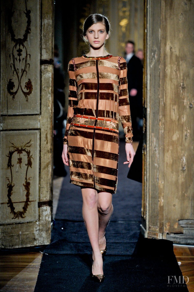 Caterina Ravaglia featured in  the Aquilano.Rimondi fashion show for Autumn/Winter 2011