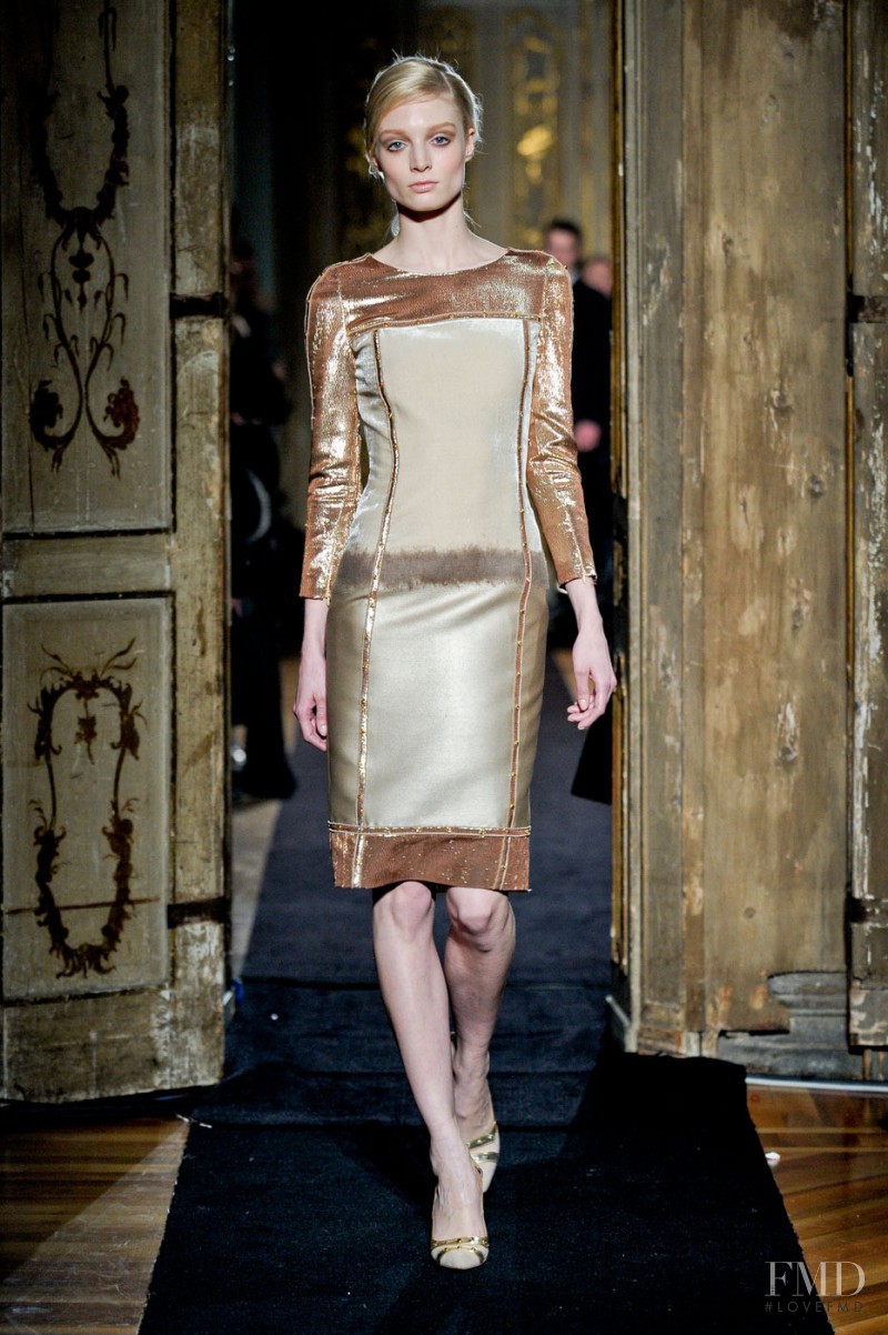 Melissa Tammerijn featured in  the Aquilano.Rimondi fashion show for Autumn/Winter 2011