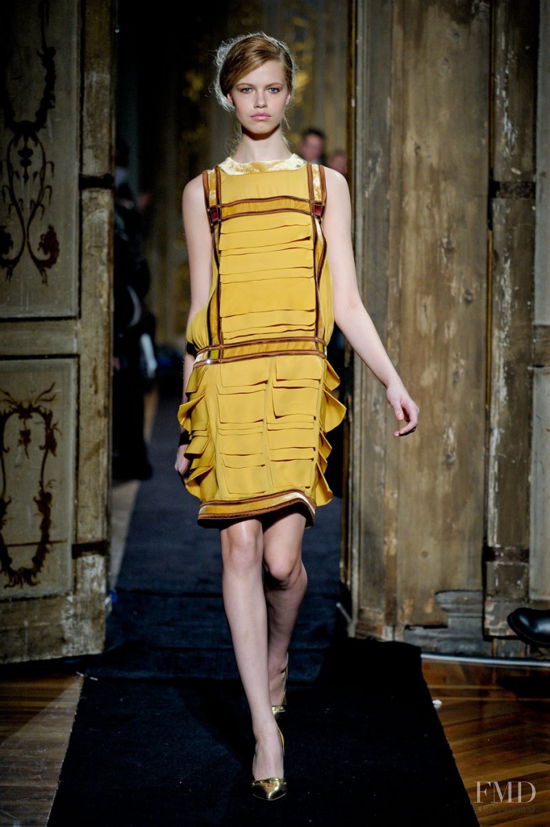 Hailey Clauson featured in  the Aquilano.Rimondi fashion show for Autumn/Winter 2011