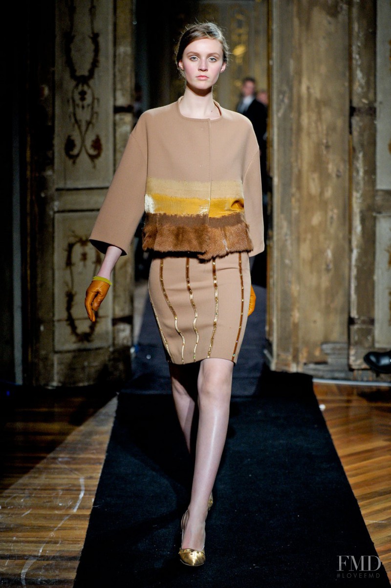 Magdalena Kulicka featured in  the Aquilano.Rimondi fashion show for Autumn/Winter 2011