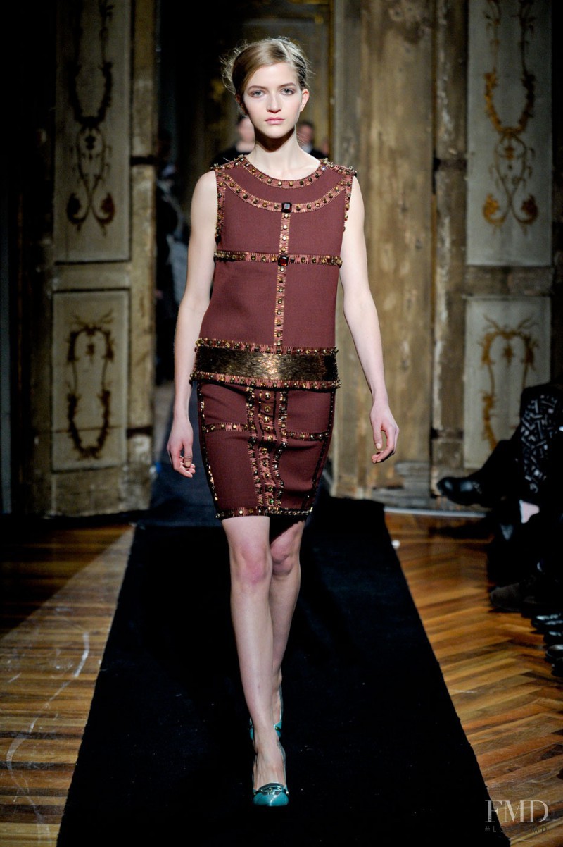 Lydia Carron featured in  the Aquilano.Rimondi fashion show for Autumn/Winter 2011
