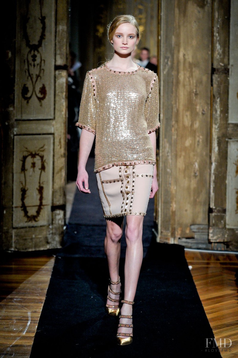 Maud Welzen featured in  the Aquilano.Rimondi fashion show for Autumn/Winter 2011