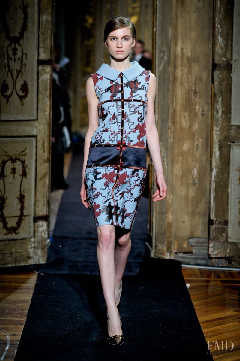 Tali Lennox featured in  the Aquilano.Rimondi fashion show for Autumn/Winter 2011
