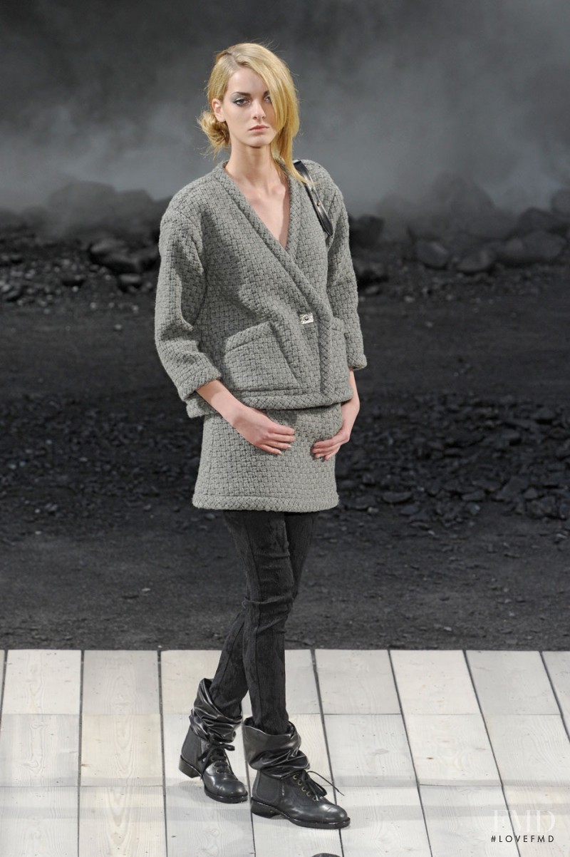 Denisa Dvorakova featured in  the Chanel fashion show for Autumn/Winter 2011