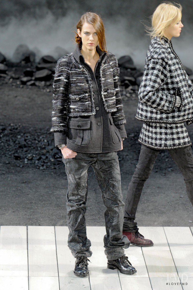 Aymeline Valade featured in  the Chanel fashion show for Autumn/Winter 2011