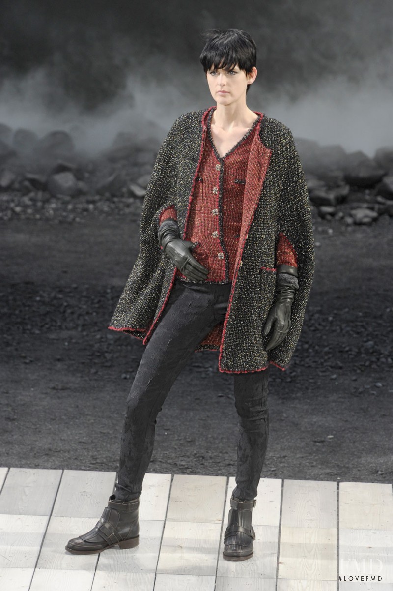 Stella Tennant featured in  the Chanel fashion show for Autumn/Winter 2011
