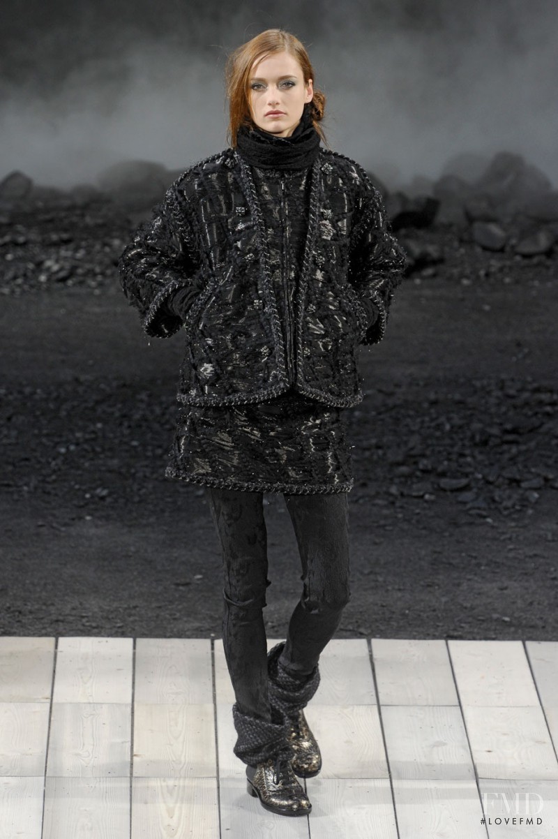 Karmen Pedaru featured in  the Chanel fashion show for Autumn/Winter 2011