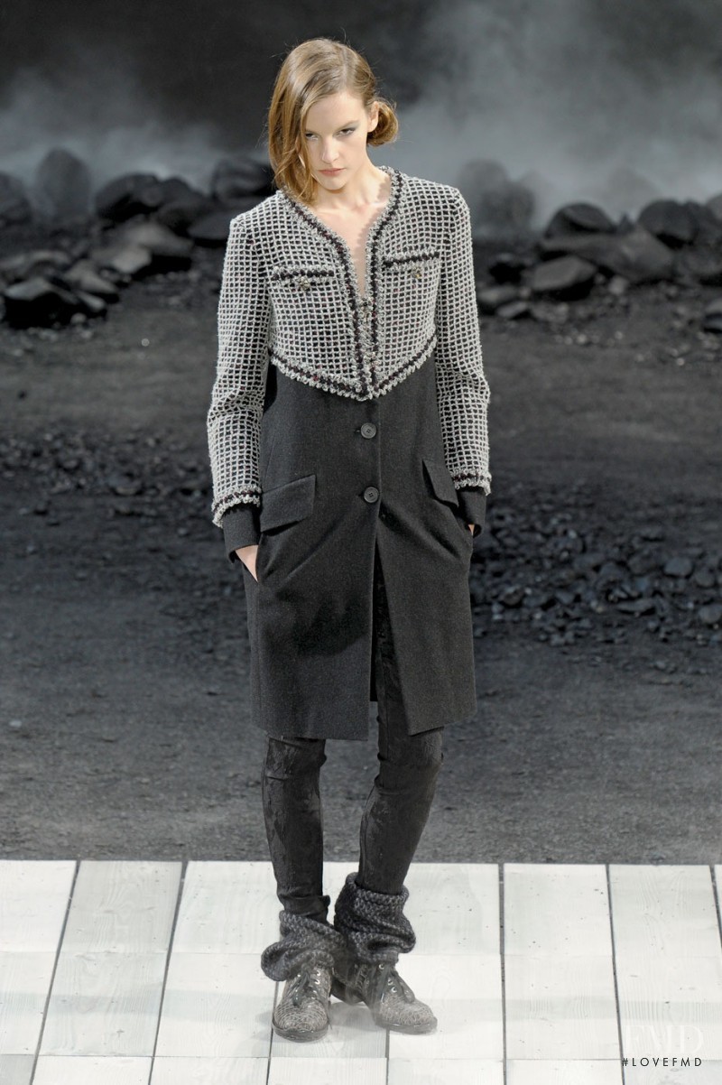 Sara Blomqvist featured in  the Chanel fashion show for Autumn/Winter 2011