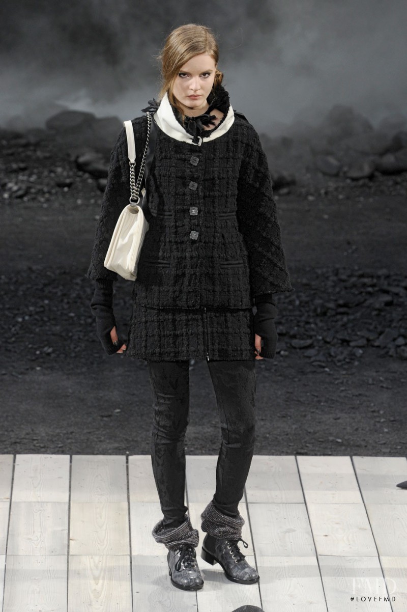 Tilda Lindstam featured in  the Chanel fashion show for Autumn/Winter 2011