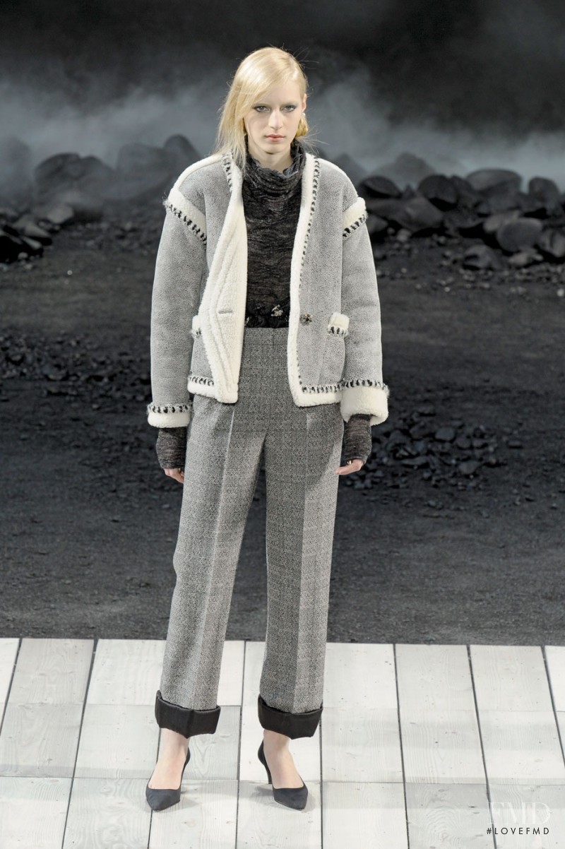 Julia Nobis featured in  the Chanel fashion show for Autumn/Winter 2011