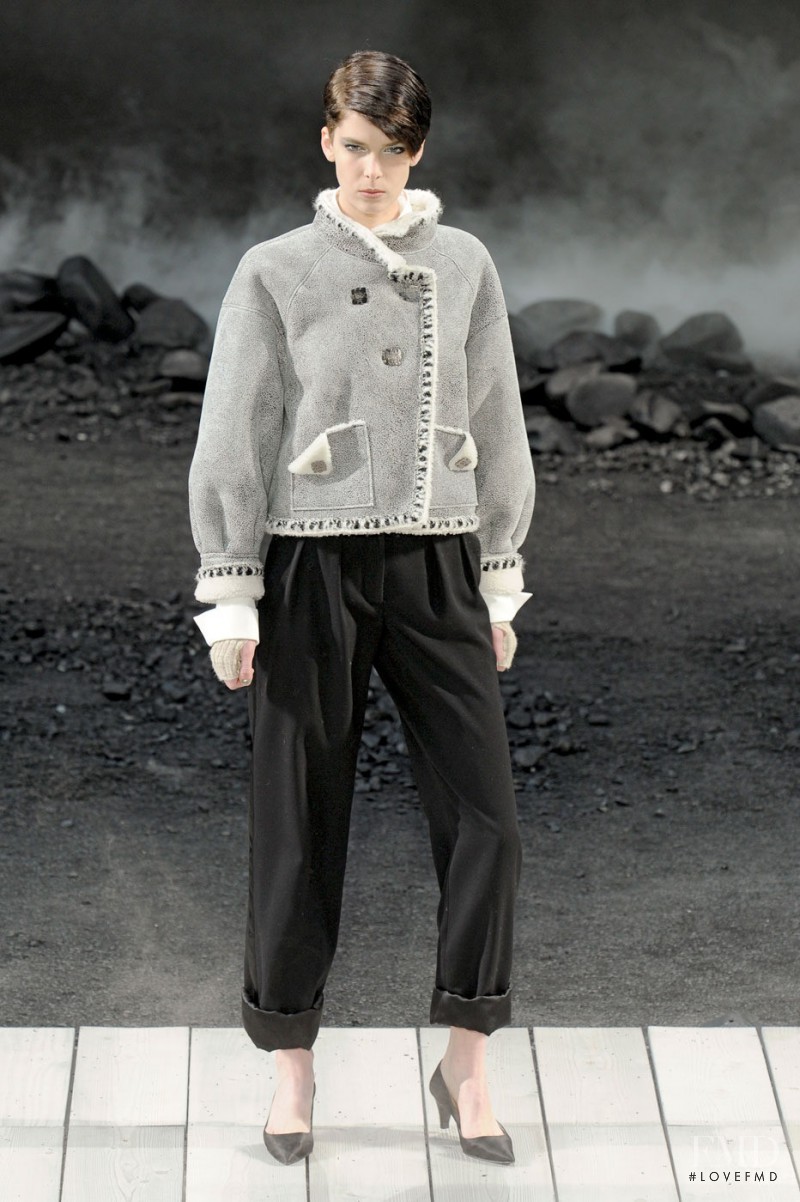 Kristina Salinovic featured in  the Chanel fashion show for Autumn/Winter 2011