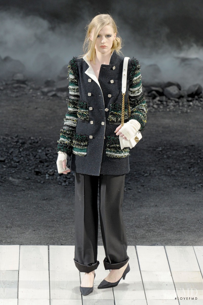 Renee van Seggern featured in  the Chanel fashion show for Autumn/Winter 2011