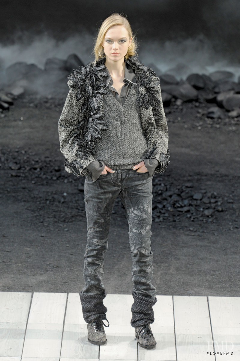 Siri Tollerod featured in  the Chanel fashion show for Autumn/Winter 2011