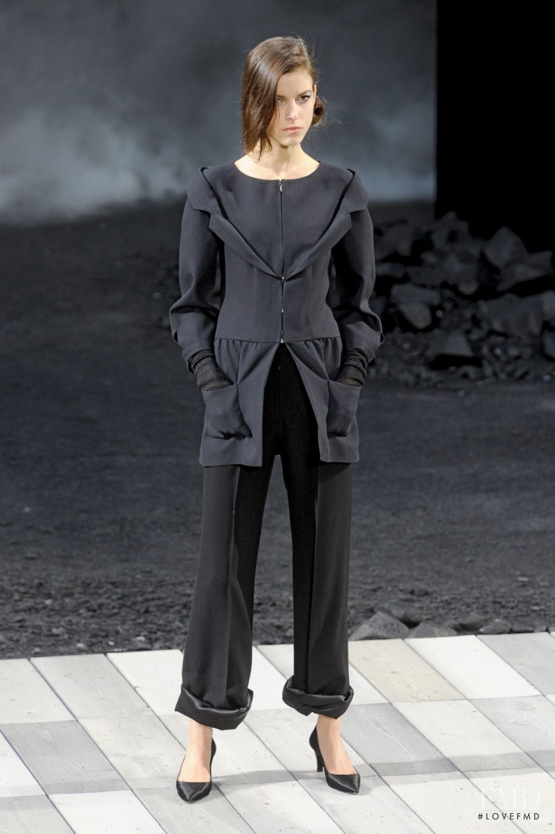 Tatiana Cotliar featured in  the Chanel fashion show for Autumn/Winter 2011