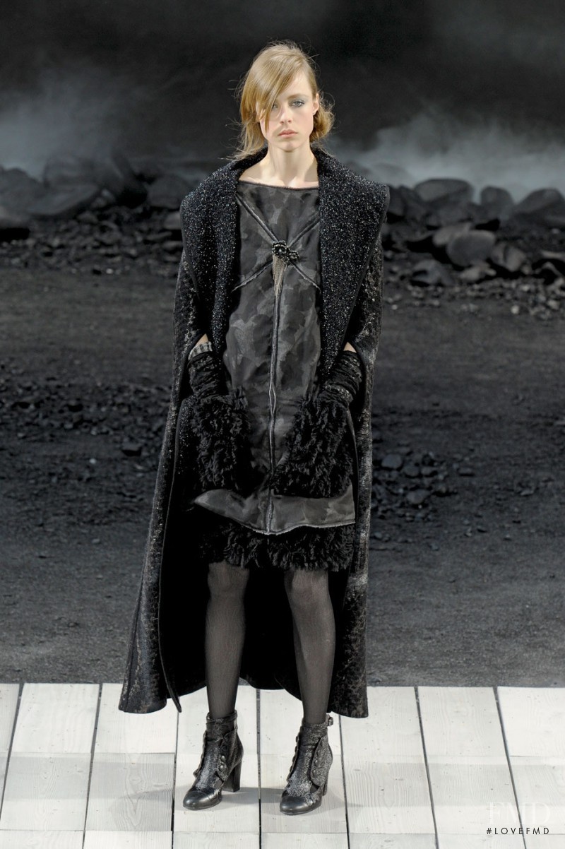 Edie Campbell featured in  the Chanel fashion show for Autumn/Winter 2011