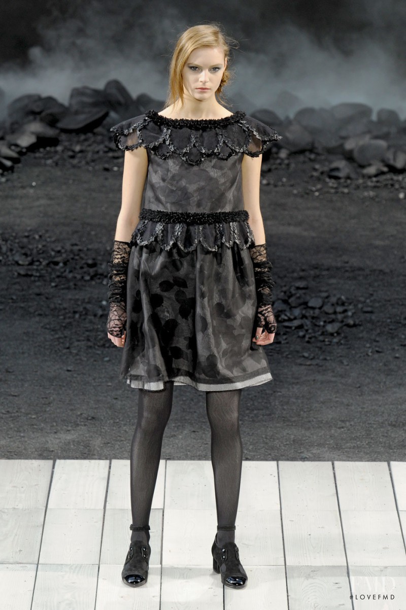 Julia Ivanyuk featured in  the Chanel fashion show for Autumn/Winter 2011