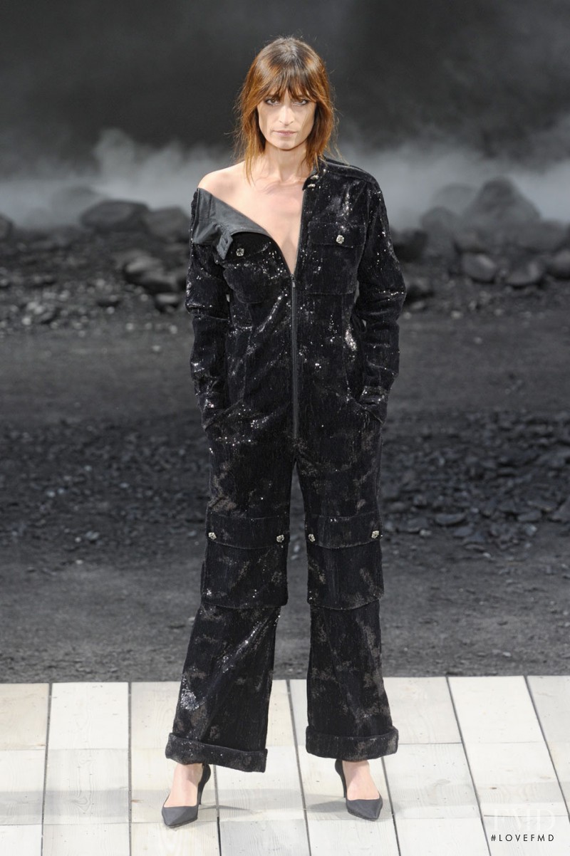 Caroline de Maigret featured in  the Chanel fashion show for Autumn/Winter 2011