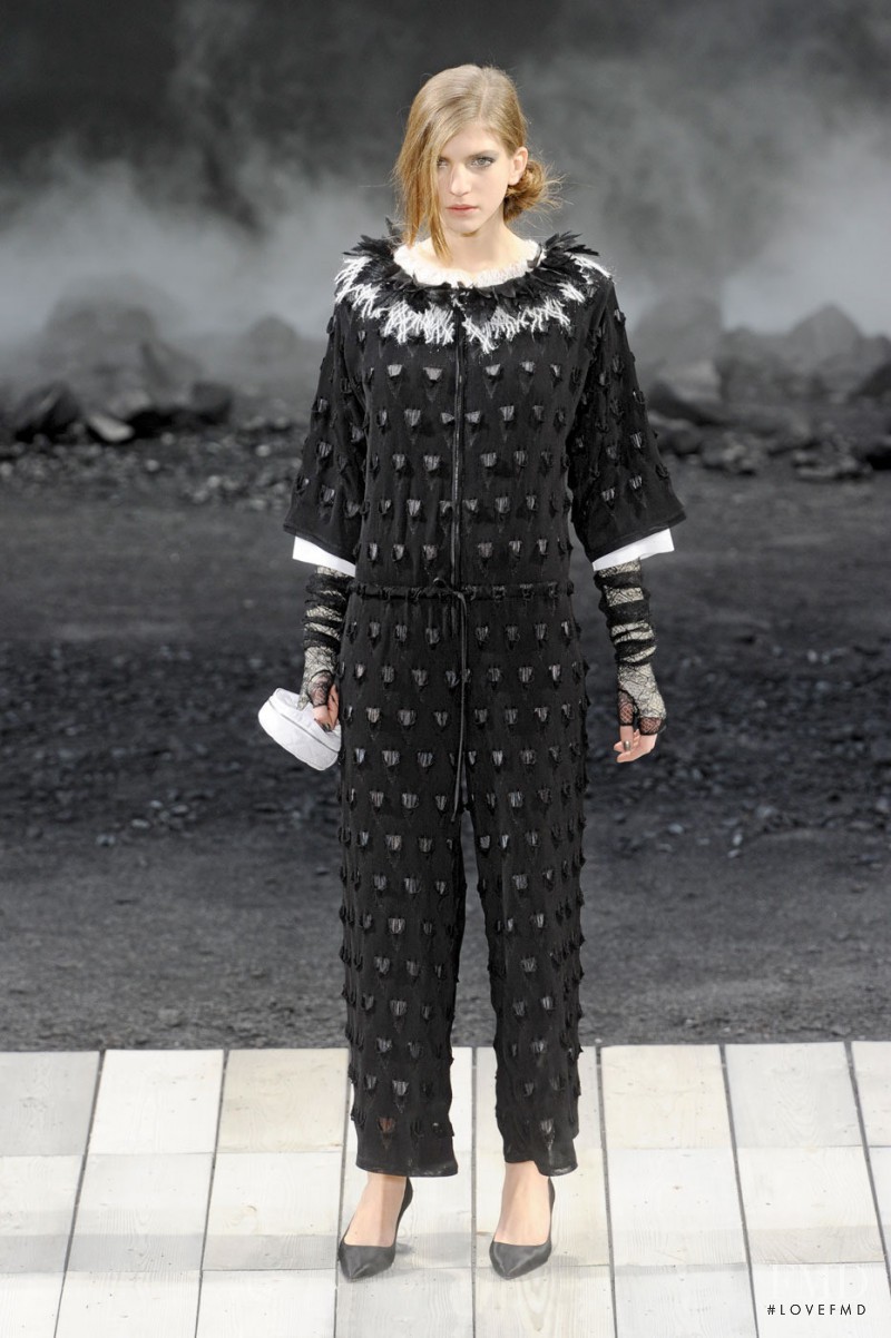 Caterina Ravaglia featured in  the Chanel fashion show for Autumn/Winter 2011
