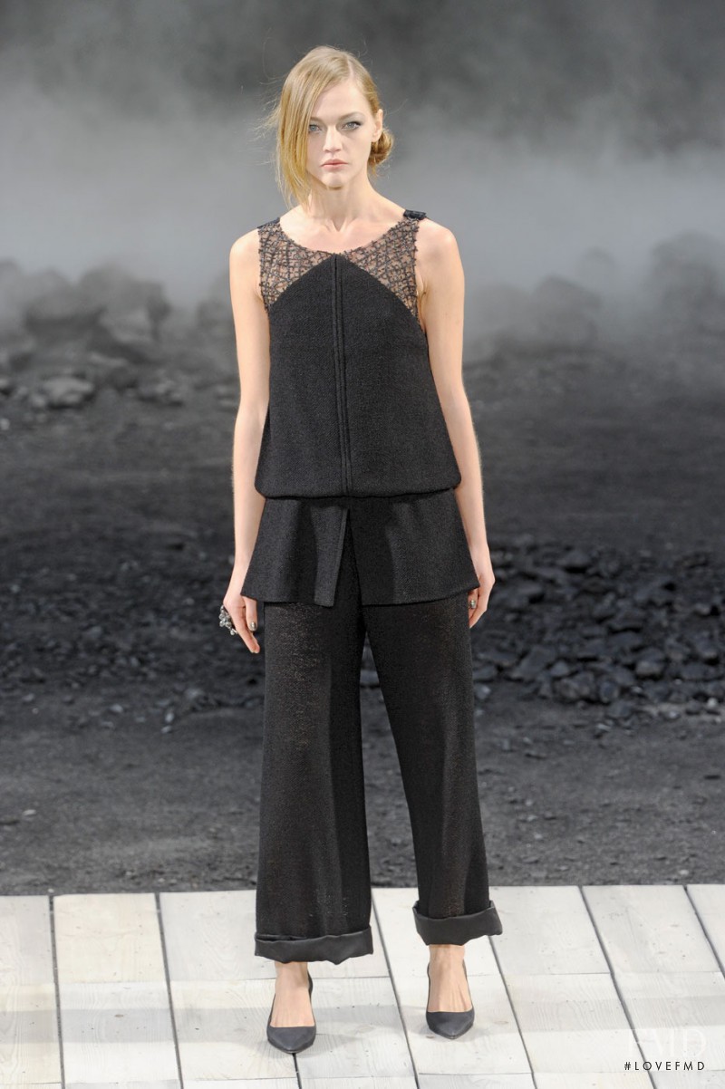 Sasha Pivovarova featured in  the Chanel fashion show for Autumn/Winter 2011